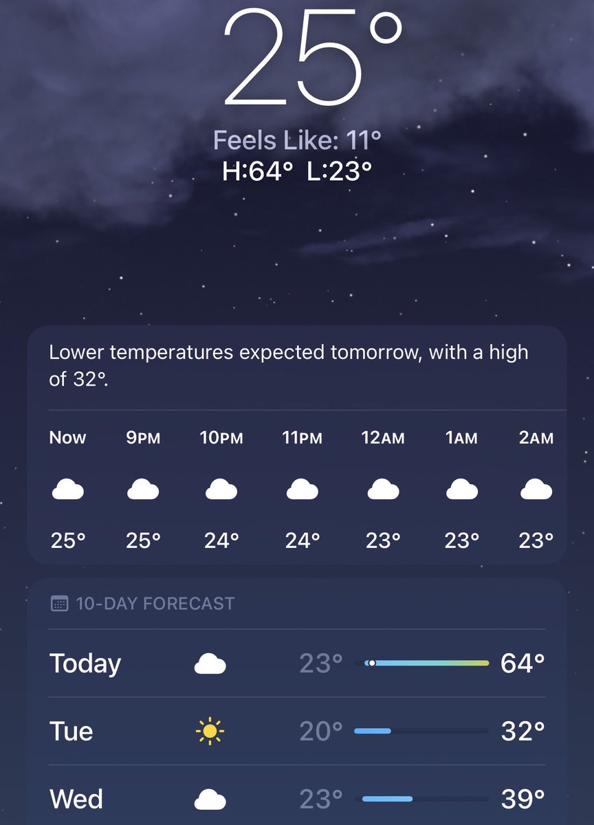 washedghost's tweet image. The 64 degrees was at 1 am this morning btw.