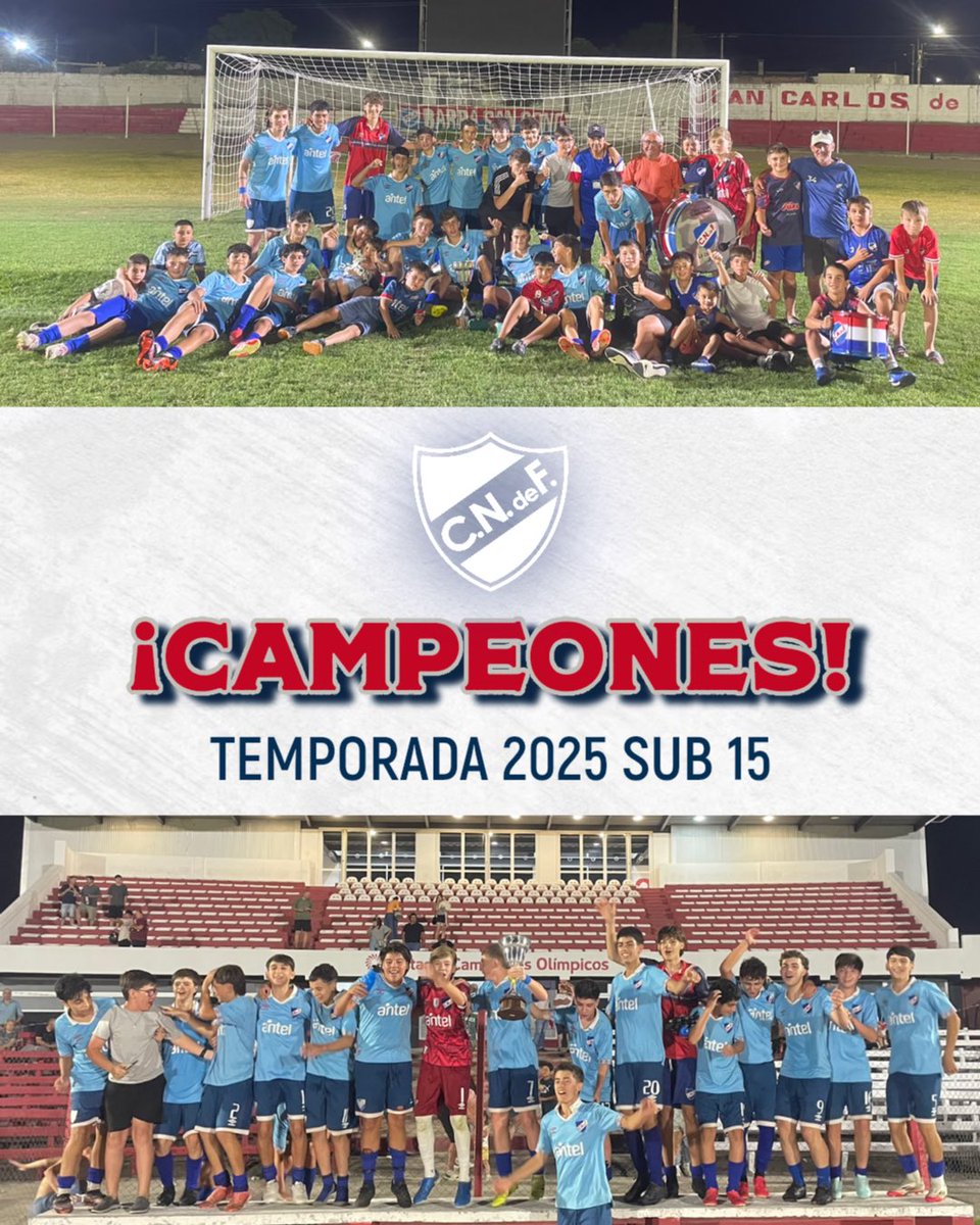 La que faltaba 🏆

Nacional Campeón Sub 15

Felicitaciones a chiquilines, cuerpo técnico y todos los que trabajan detrás de las formativas del club! 

Nacional 4 - Avenida 1 

#NacionalFlorida 
#SomosFamilia