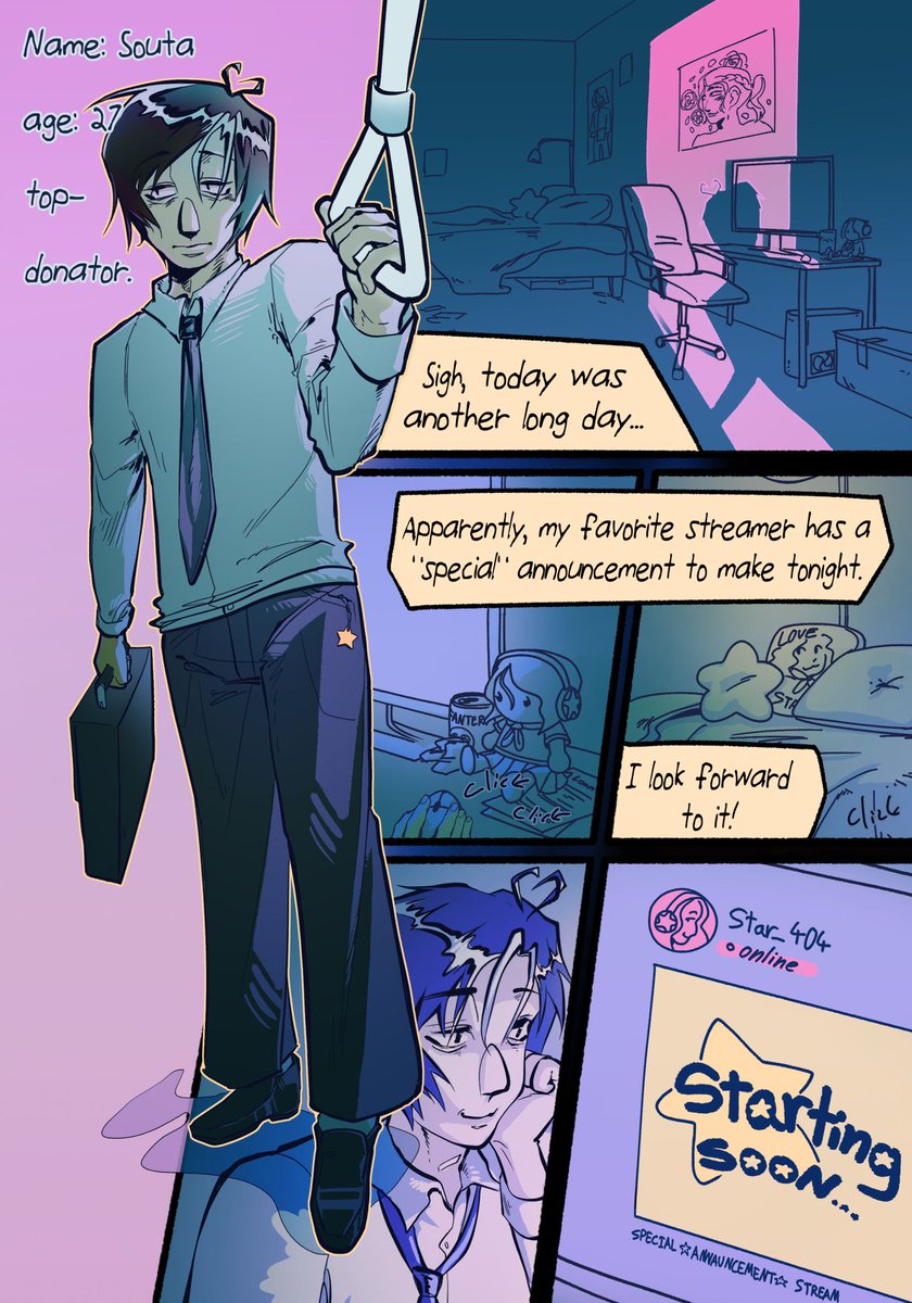 rosisatelier's tweet photo. DISCONNECT - contest entry! PLEASE VOTE HERE: https://t.co/LSUMFllEic THANK YOU!
 #wordsandpictures25 #parasocial @webcomics_hub https://t.co/c2g5J9jZbz