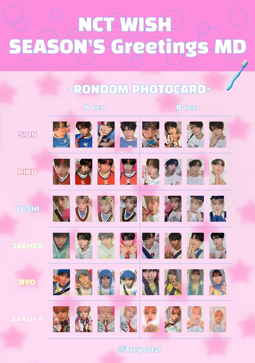 ウジ Boys Wish シャダコン トレカ シズニさん集合🍀 ＼ NCT WISH SEASON'S Greeting 2026 MD ランダム