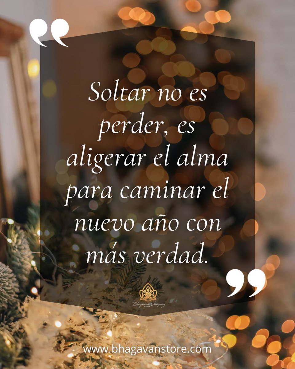BhagavanVasquez's tweet photo. Soltar no es perder, es aligerar el alma para caminar el nuevo año con más verdad. 🌟🎁🌟
#Bhagavanvasquez #elmedium #christmas #navidad #29Dic #sanacion https://t.co/vPlR3kscDJ