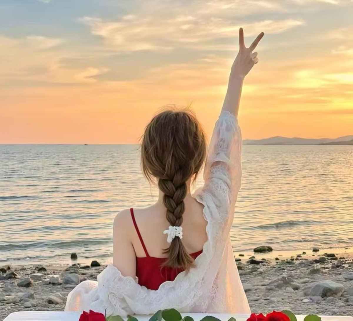 日落尤其温柔，人间皆是浪漫。