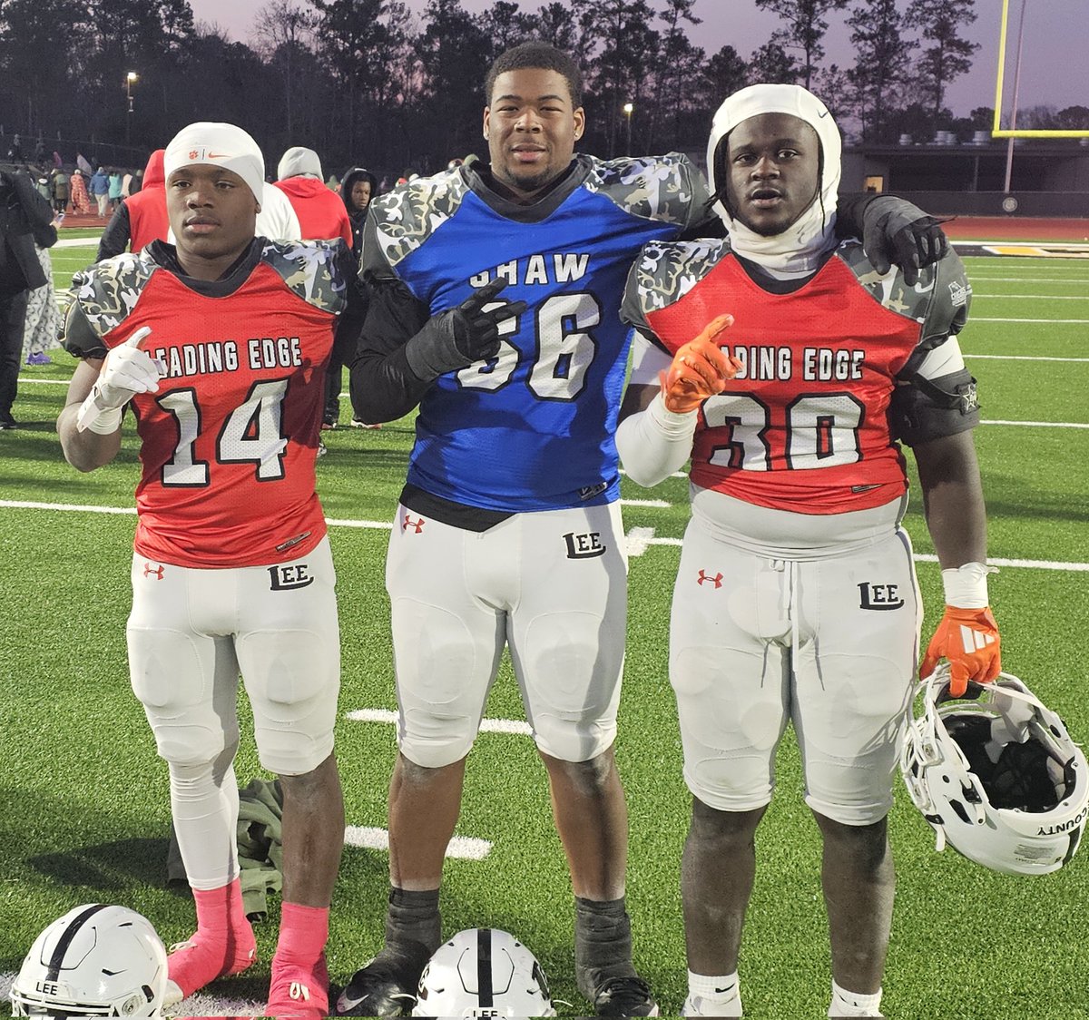 rockerlee229's tweet image. #DSGB ballers @Dominique_Ball2, @Larryjackson65, and @jace_marquis today @GACACoaches All Star 🏈 Game