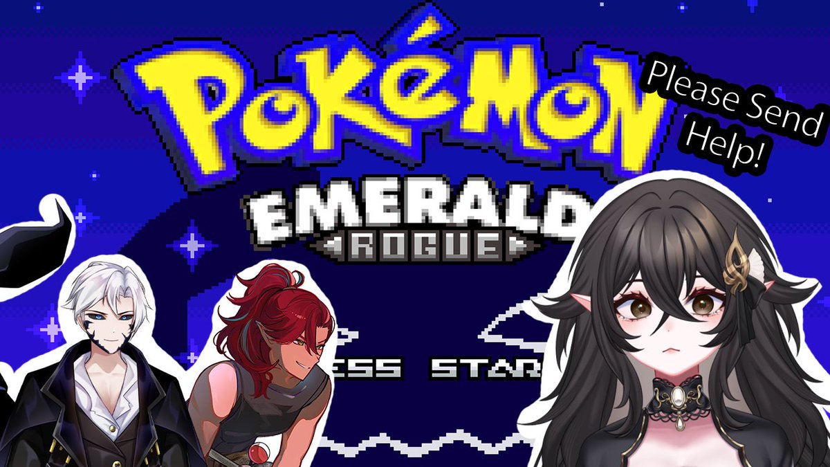📖 Now Open 📖

Last Minute Pokemon Stream, you know it! Hoping into the pits of chaos with Emerald Rogue Nuzlocke with <a href="/Chelae_Lesath/">Chelae Lesath 🦂✨️| Vtuber</a> and <a href="/TrystVT/">Tryst | UndeRealm 🐣🐍</a> 

Come see what awaits us!

 twitch.tv/maevegloomridge