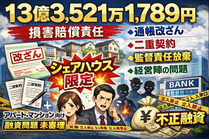 LIFEBASE2015's tweet photo. スルガ銀行vsスルガ銀行旧経営陣
スルガ銀行不正融資の同士討ち?裁判の結果は、、、
13億3,521万1,789円の損害賠償責任
どっちが払うのか? https://t.co/vsTvTumEZ5 @investscamjpから https://t.co/FZAERieJH4