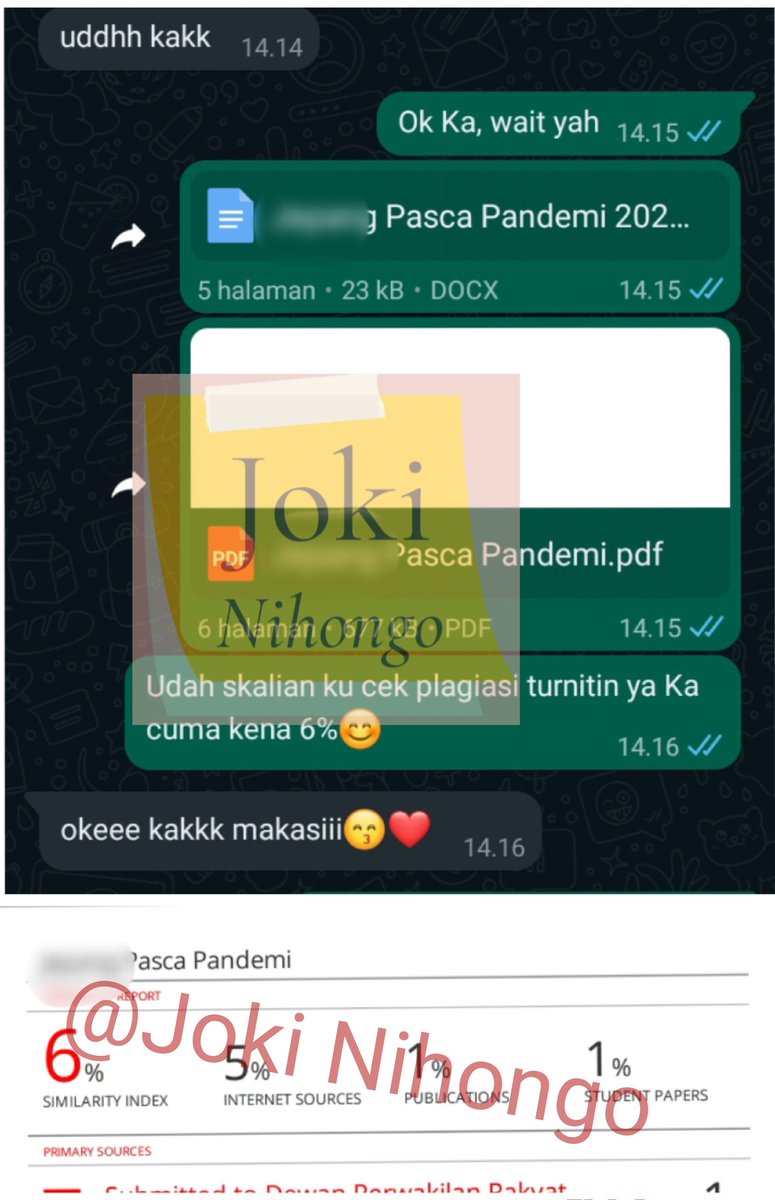 joki_nihongo's tweet photo. Ohayou .... ^^
Yuk yg butuh joki tugas boleh bgt DM yah^^Joki Nihongo dah open nih. Tugas tulis, resume, makalah, parafrase, artikel juga bisa lho. Dijamin amanah dan rahasia aman. Testi? cek pin
WA : https://t.co/KzZOqtiOOO
#jokitugas #jokitulis #tugasjepang https://t.co/4P407MMBW8