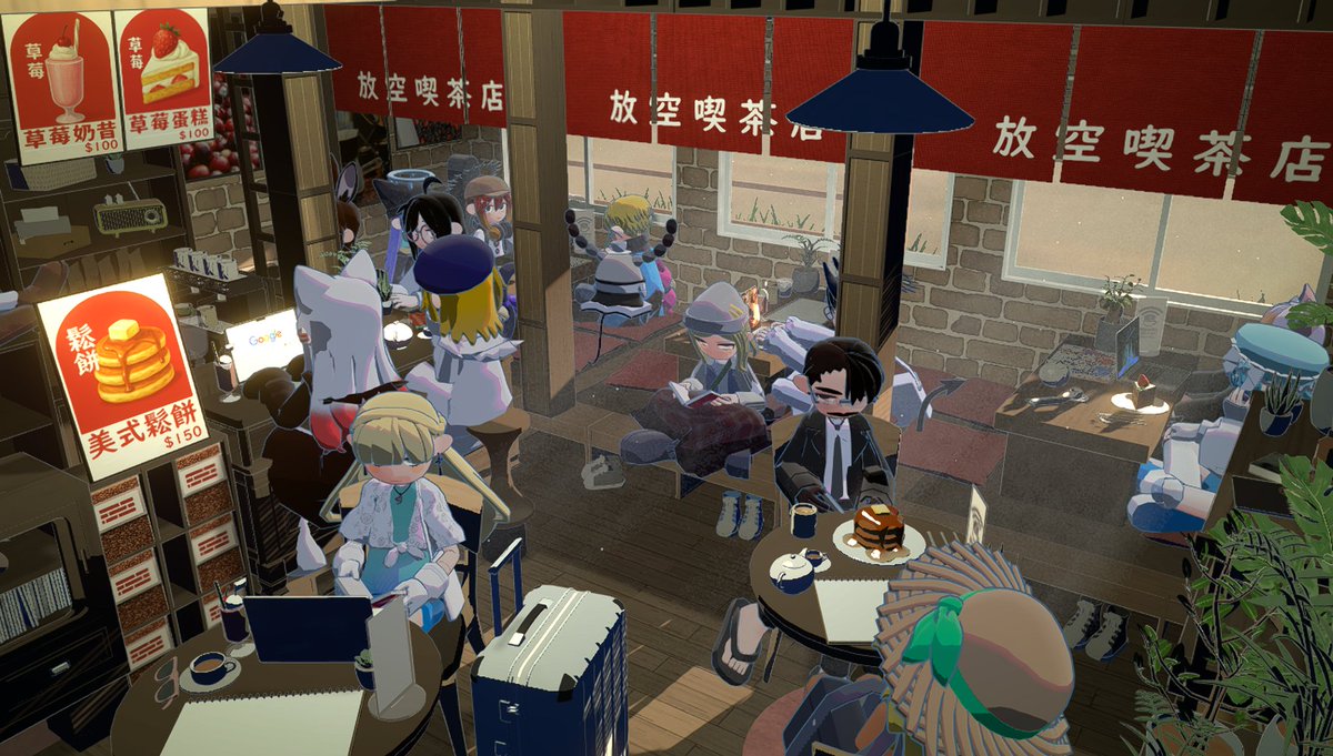 kunya_sketch's tweet photo. 今日のgogh： 「放空喫茶店」＆「Mystic Dream」

休日なので早朝から昼までずっと読書タイム。
特にMystic Dreamさんのカラーリング、エレインのイメージと相性抜群で最高でした。この雰囲気すごく好き。 https://t.co/RrQSsjfjaq