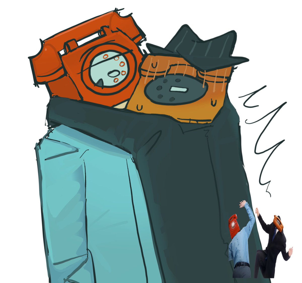 I don’t know why hes scared