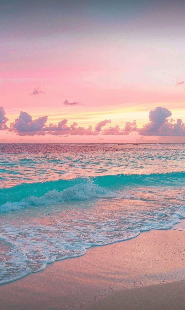 aestheticspost_'s tweet image. Pink beach