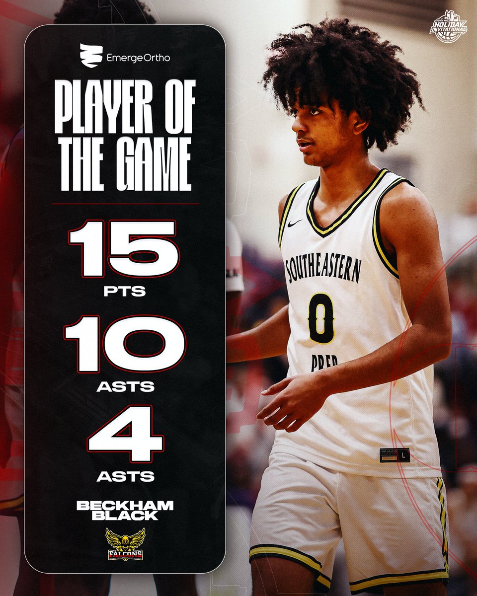 JohnWallHoliday's tweet image. DAY 3 GAME 8 - Southeastern Prep takes down IMG Academy 75-56 at the John Wall Holiday Invitational! 🏀 #TheJohnWall 

TUNE IN TOMORROW FOR CHAMPIONSHIP DAY!!!