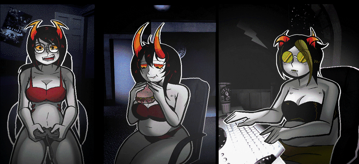 Rettsprite's tweet image. Comm for 
@SCGHenry and @Worst_Company