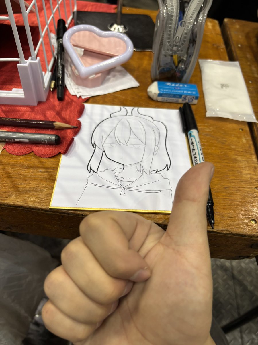 あいにゃん様ご確認ページ 色紙追加で描いてるせう！