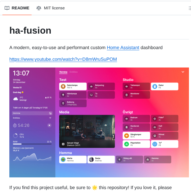 tom_doerr's tweet photo. Dashboard for Home Assistant

https://t.co/HMuHt85Has https://t.co/RBk0HQSe72
