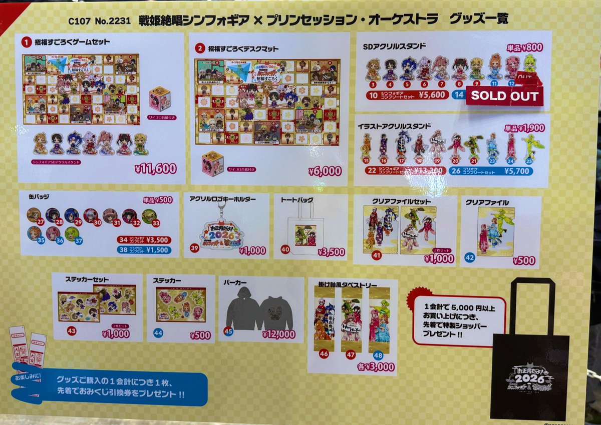 戦姫絶唱シンフォギア クリアファイルセット コミックマーケットC104