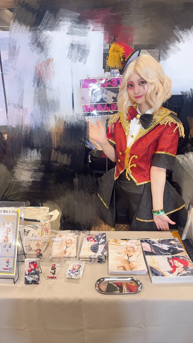 れもん様 設営完了しました！ もんもんらんど 東8ホール X-31a です