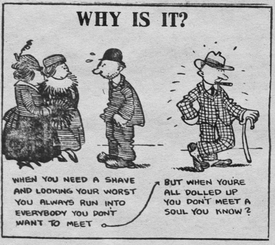 yesterdaysprint's tweet photo. Gene Ahern in the Evansville Press, Indiana, February 2, 1918 https://t.co/newEMqSAME
