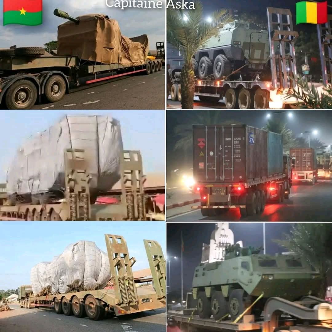 beyondB_DAG's tweet photo. AES 🇧🇫🇳🇪🇲🇱: The Presidents of the Alliance of Sahel States (AES) are in full preparation for the "Black Winter".
In recent days, military equipment has continued to flow in, further strengthening the defence capabilities of Mali, Burkina Faso and Niger. 🇲🇱🇧🇫🇳🇪

Unfortunately some of our leaders are on vaction in Europe whilst others are actively assisting the imperialist , at a time when all african  minds should be focused on this "Black Winter".