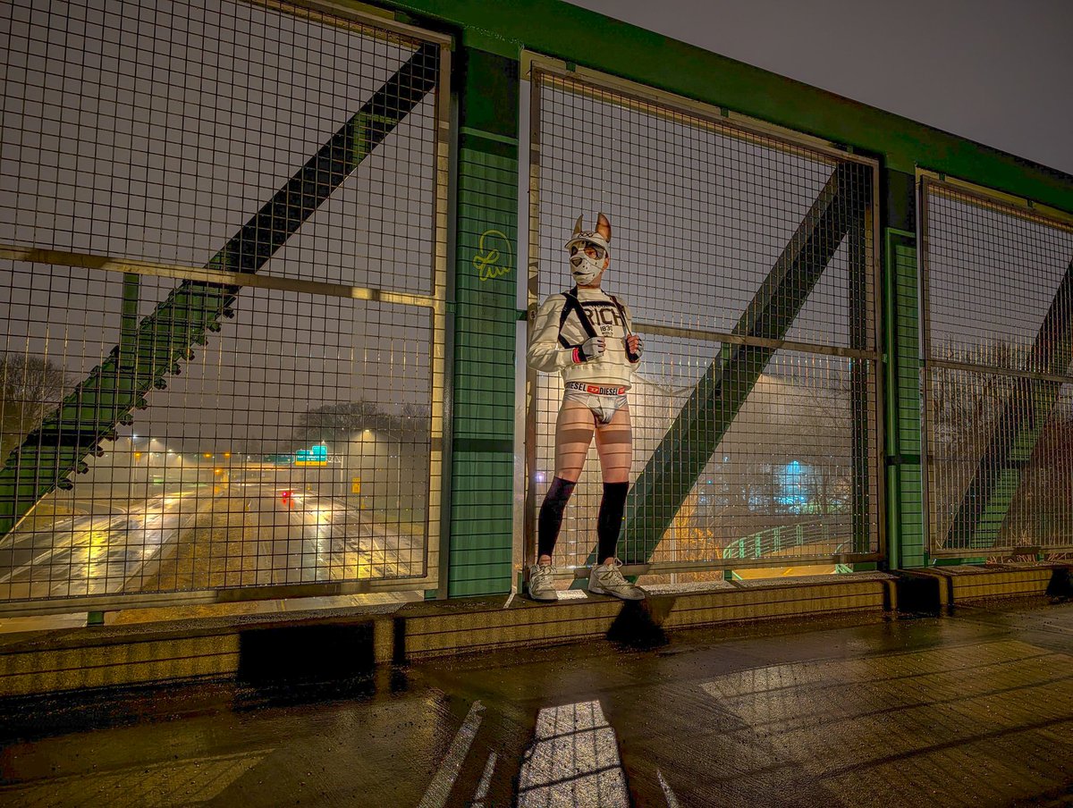 I'm still waiting for my Uber from Fang. 
...
Any minute now. ☠️ 

#MADTOWNFANG #furry #grungebunnygear #grungebunny #puphood #humanpup #pupplay #badpups #outdoors #undies #gayundies #underwear #briefs