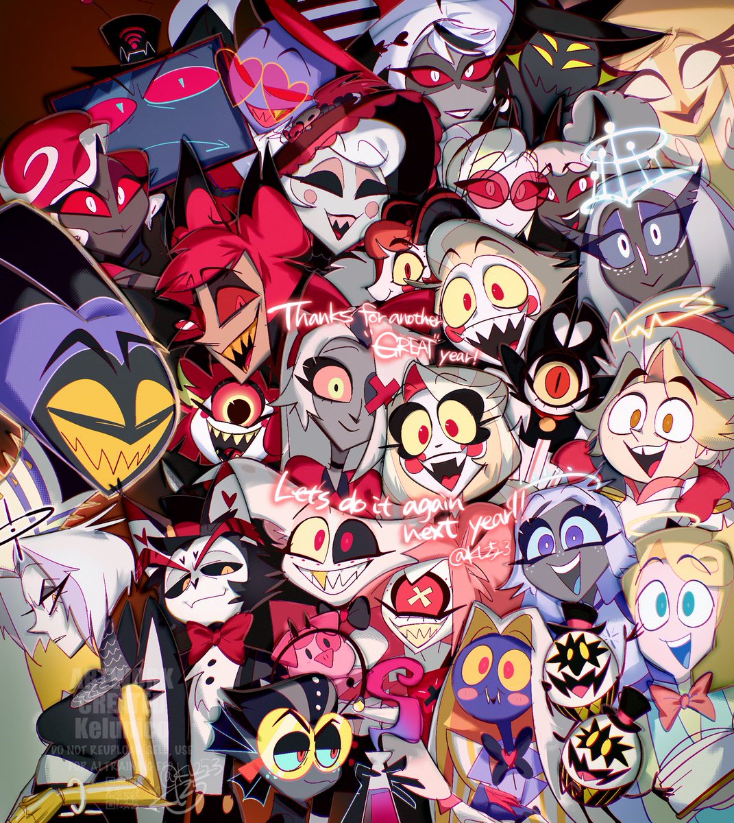 描き納めです
今年もありがとうございました！初めて同人誌を作ったり交流ができて本当に楽しかったです
来年もまたよろしくお願いします🙌

みなさん良いお年を！