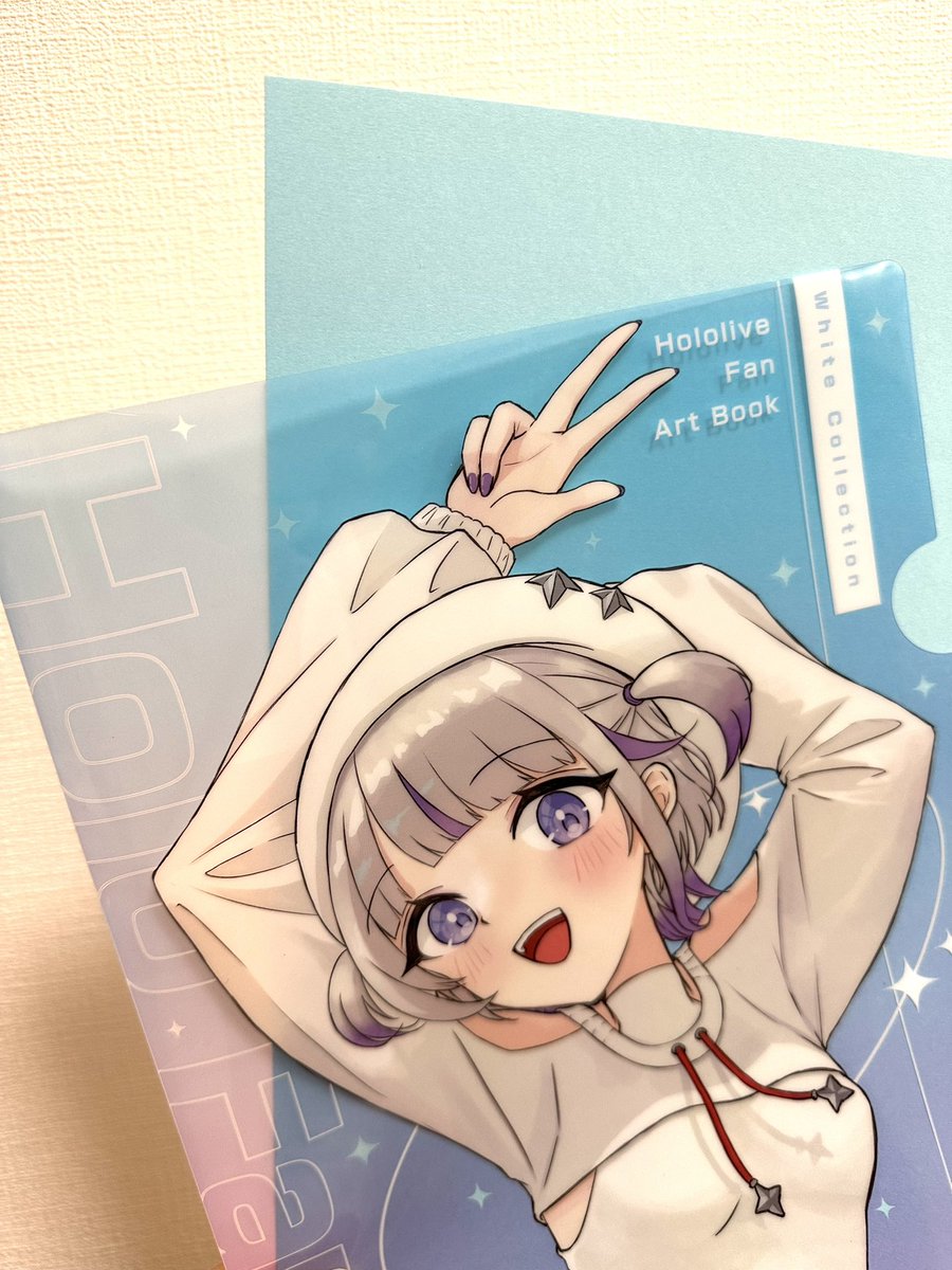 新刊セットのクリアファイルです！ 背景のみ透けてる仕様となっており