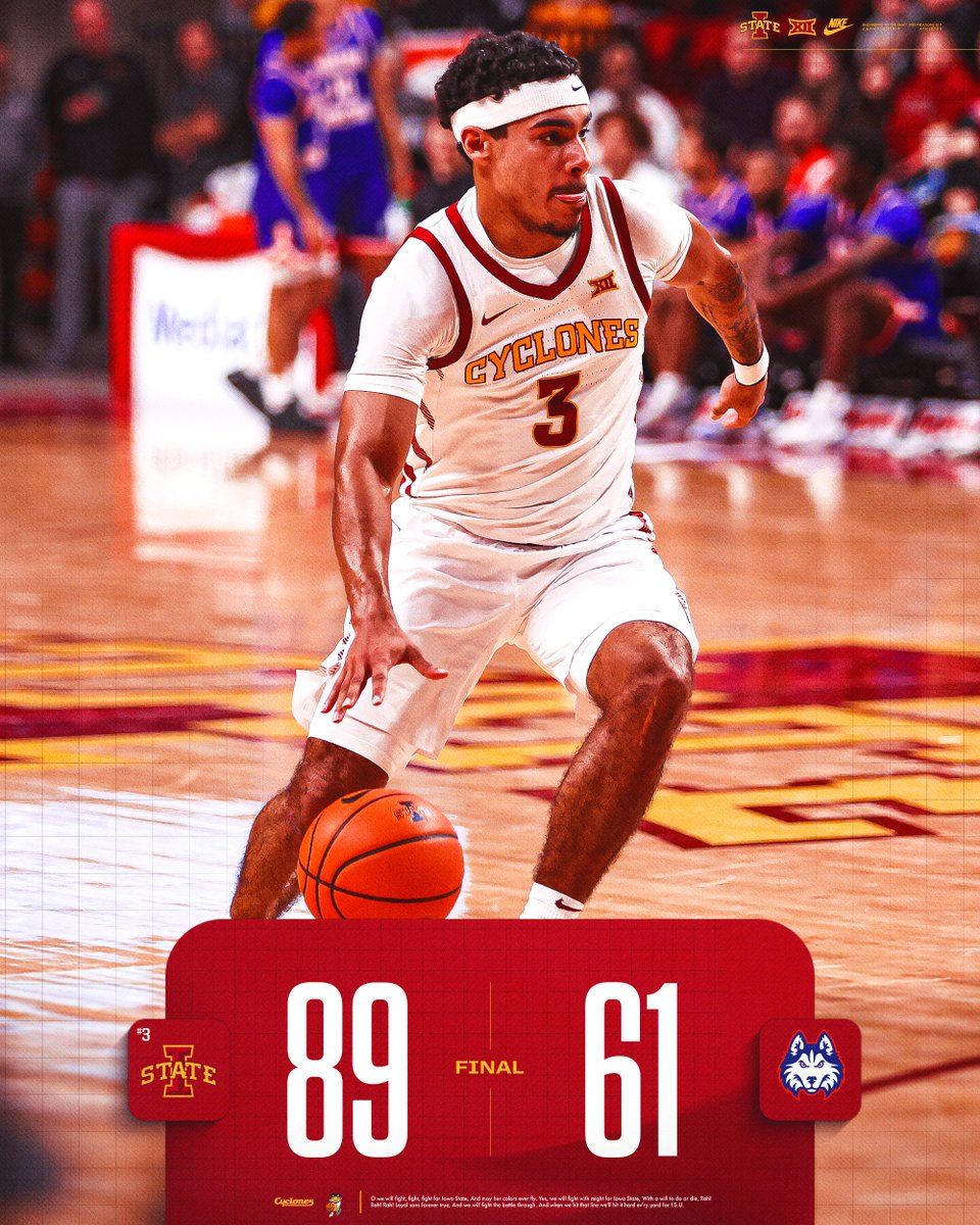 CycloneMBB's tweet photo. 13-0

#Cyclones | #C5C https://t.co/gg4mvJe5FM