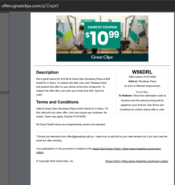 GreatClips_'s tweet photo. ✂️Start the year with serious savings Use Great Clips Coupons January 2026 and get a fresh haircut at a great price—fast and easy
Great Clips Discount Coupon, Great Clips Promo Code, Great Clips Kids Haircut Price In January 2026
#Greatclipsdiscountcoupon #GreatClipsCoupons2026 https://t.co/fjuLL3MfjF