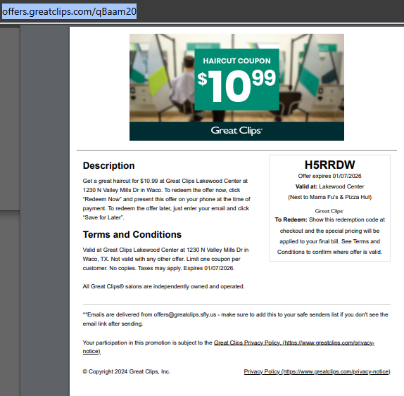 GreatClips_'s tweet photo. ✂️Start the year with serious savings Use Great Clips Coupons January 2026 and get a fresh haircut at a great price—fast and easy
Great Clips Discount Coupon, Great Clips Promo Code, Great Clips Kids Haircut Price In January 2026
#Greatclipsdiscountcoupon #GreatClipsCoupons2026 https://t.co/fjuLL3MfjF