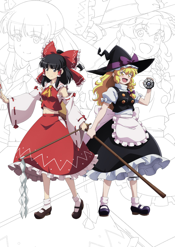 霧雨魔理沙 「早いもので2025年も明日で終わりですね。 今年描いた2枚の新作ジャケを貼ってお」|るなむーのイラスト