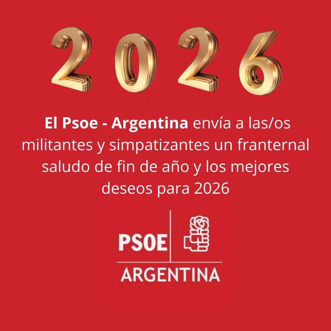 Los mejores deseos para el 2026 
<a href="/Cesarmogoz/">César Mogo</a> <a href="/PsoeLugo/">PSdeG-PSOE Provincial Lugo</a> <a href="/PSOEUruguay/">PSOE Uruguay</a> <a href="/gpssenado/">PSOE SENADO</a> <a href="/PSOE/">PSOE</a> 
#feliz2026