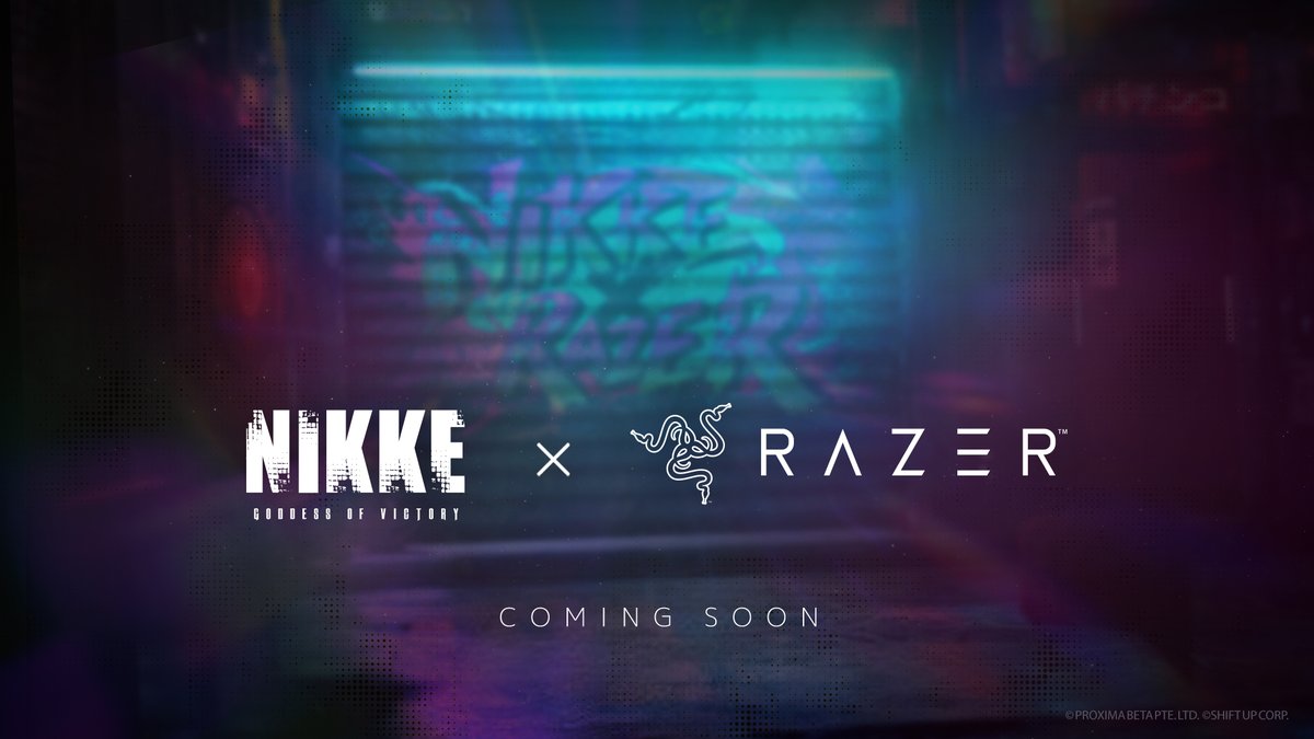 Razer's tweet image. A new signal is coming through. Razer is entering the world of Goddess of Victory: Nikke in March 2026. 

Stay tuned. 

#Razer #NIKKE #NIKKExRAZER
