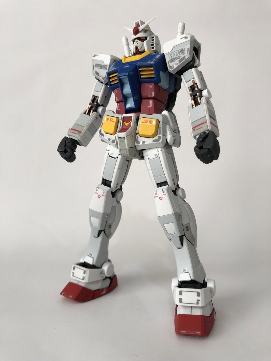 RX–78  マーキングシール貼り終わりました😅