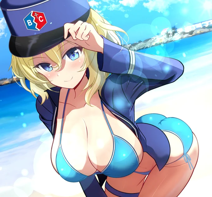 #これを見た人は何か青いものをあげる
