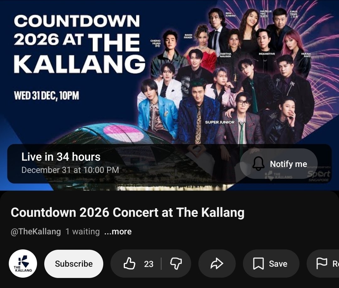 Niur0u's tweet photo. COUNTDOWN 2026 AT THE KALLANG
#SUPERJUNIOR ライブストリーミング…‼️‼️

https://t.co/GuhxKr1odD https://t.co/iWqFqtAoHG