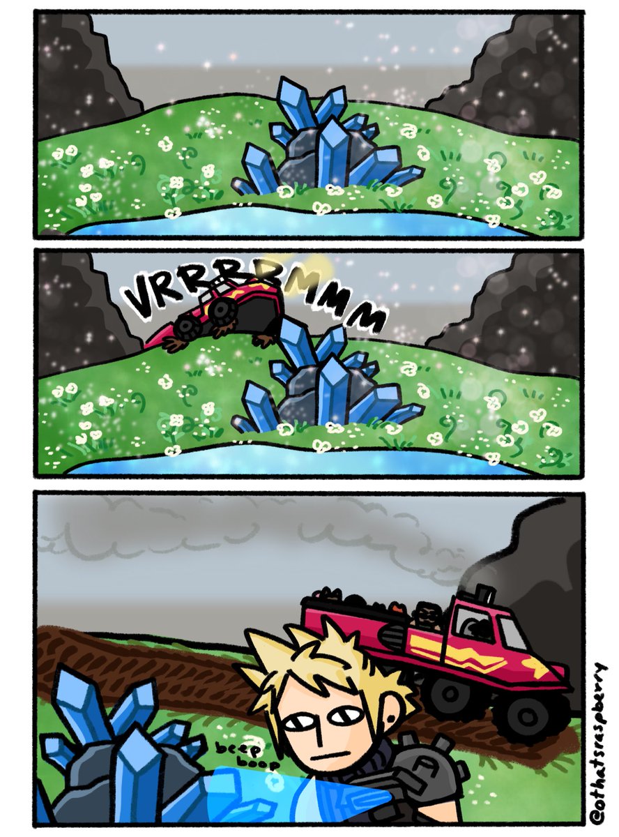 pardon me, just gotta analyze this lifespring 🚚 #ff7rebirth