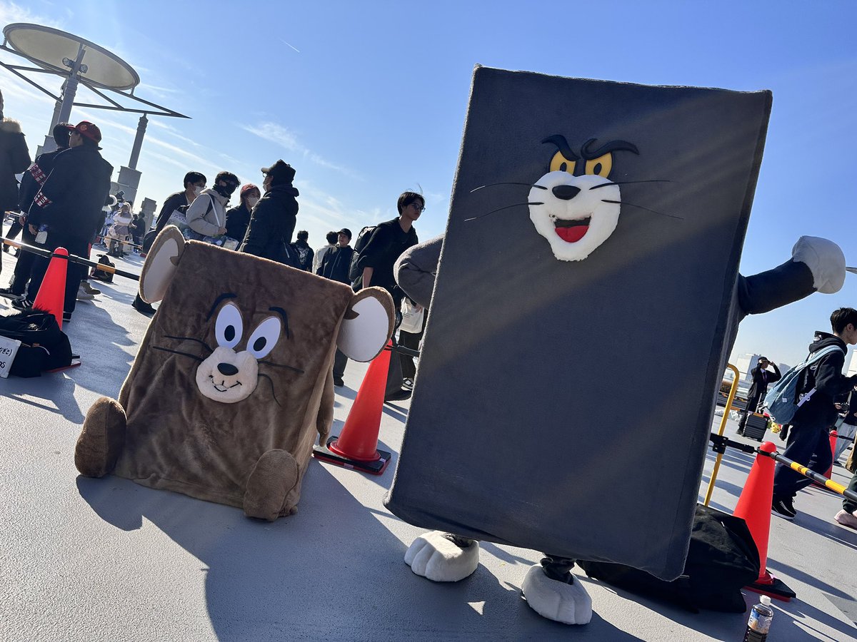 BestScore_Reo's tweet image. トムとジェリーの再現度えぐいてwww

#C107コスプレ 
#C107_cos