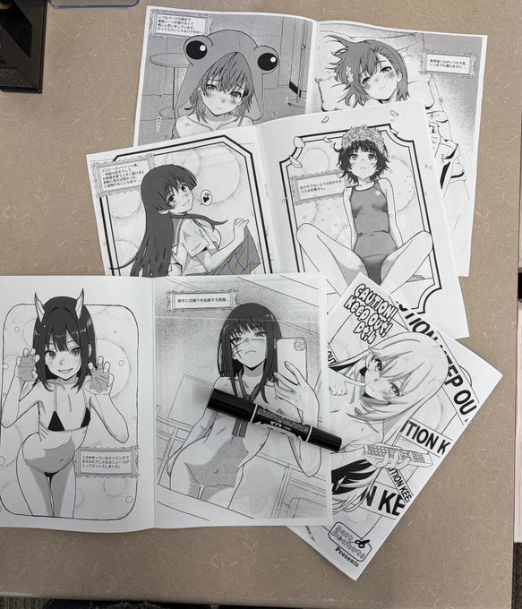 Kinko's にて会場限定コピー誌製作中。どうにか明日、お配りすることが出来そう。。 