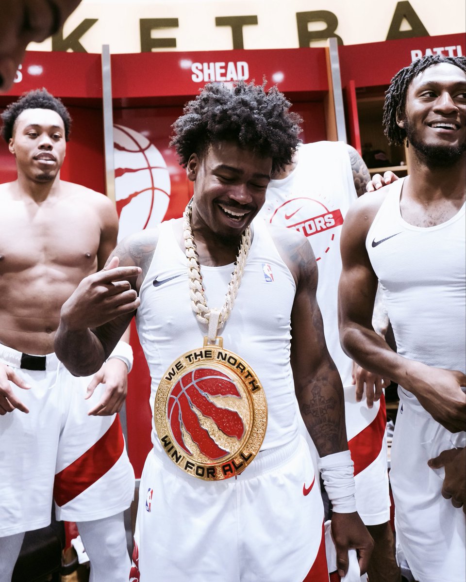 Raptors's tweet photo. YEAHHH JAMAL 😤👏 https://t.co/Hp8vuAozc5