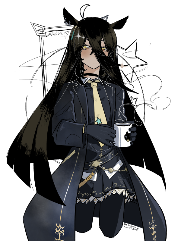 RakuLock's tweet image. @.bashira0777 style study with manhattan cafe (im so mogggeeeeedddddd)