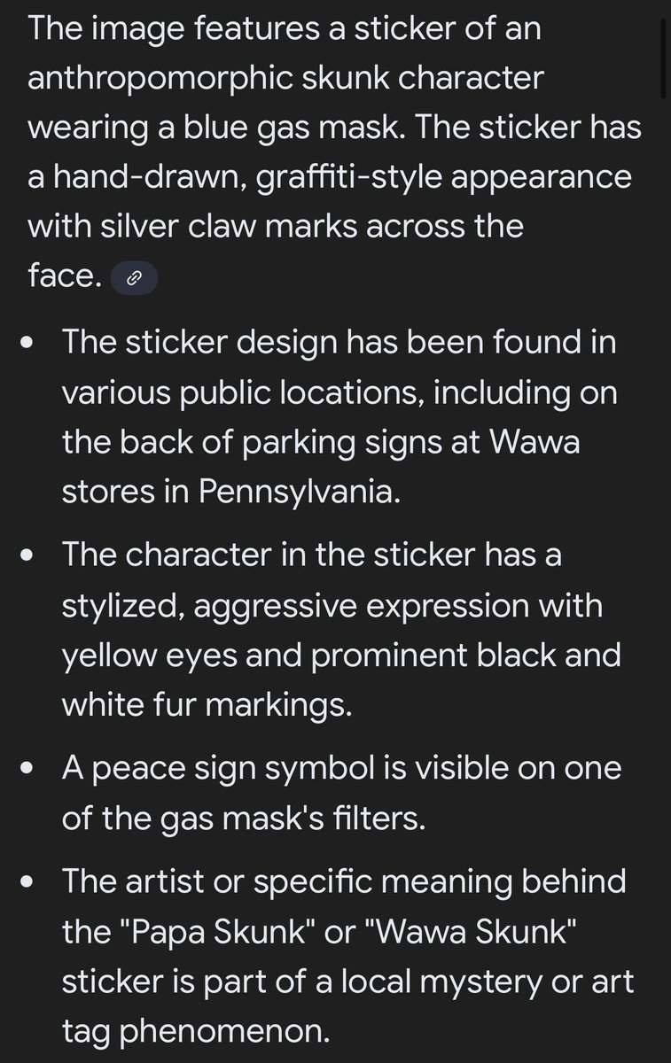 Sweeeeeeh's tweet image. Fuck Google IA for calling me papa skunk. Wawa skunk is cool tho