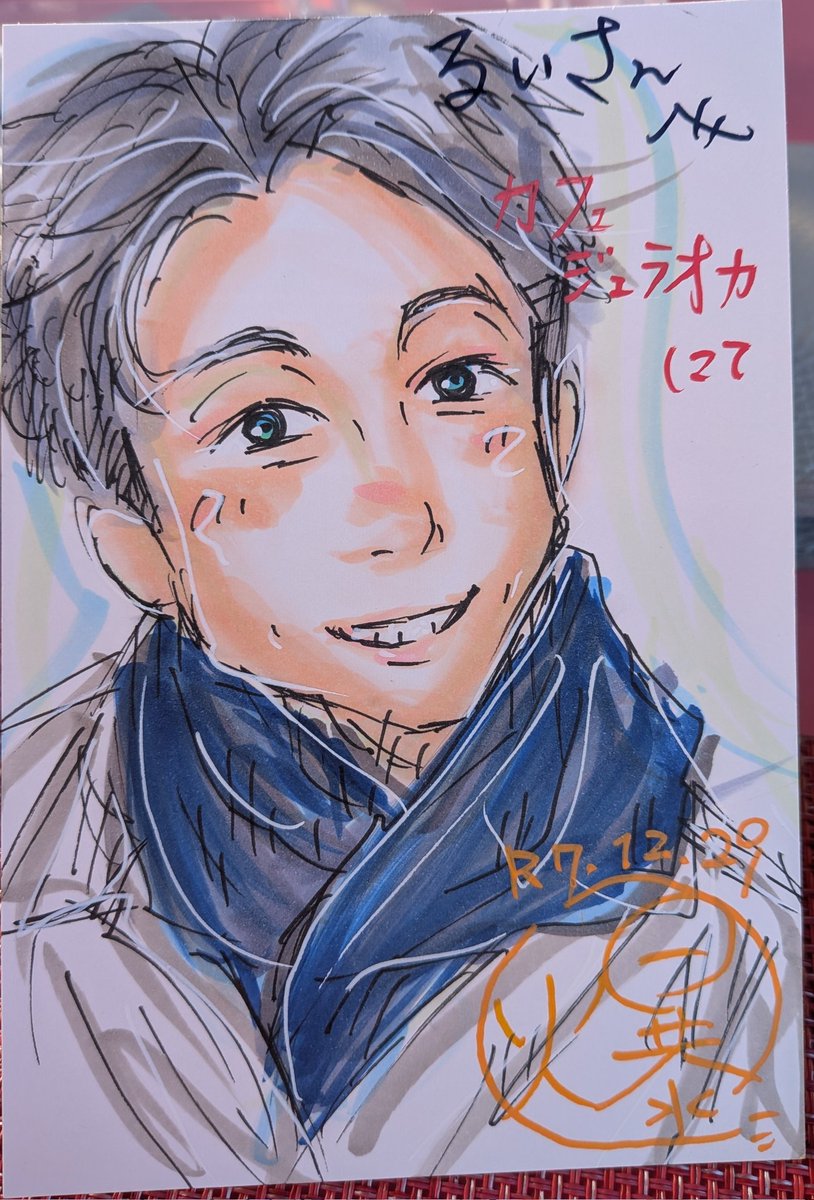 おはようございます🌻 #似顔絵屋爆 です(⁠*⁠˘⁠︶⁠˘⁠*⁠)⁠.⁠｡⁠*⁠♡ 昨日