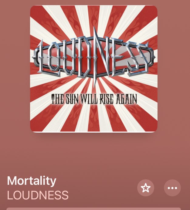 LOUDNESSの六本木が終わったから
先日の大阪ライブのセトリに関することを発言出来る(*´ ˘ `*)ｴﾍﾍ
Mortalityやってくれてめっちゃ嬉しかった！
このアルバム、カッコイイからさぁ
Got to be strongが1番好きだから、いつかライブで聴きたいわぁと思いましたね😍