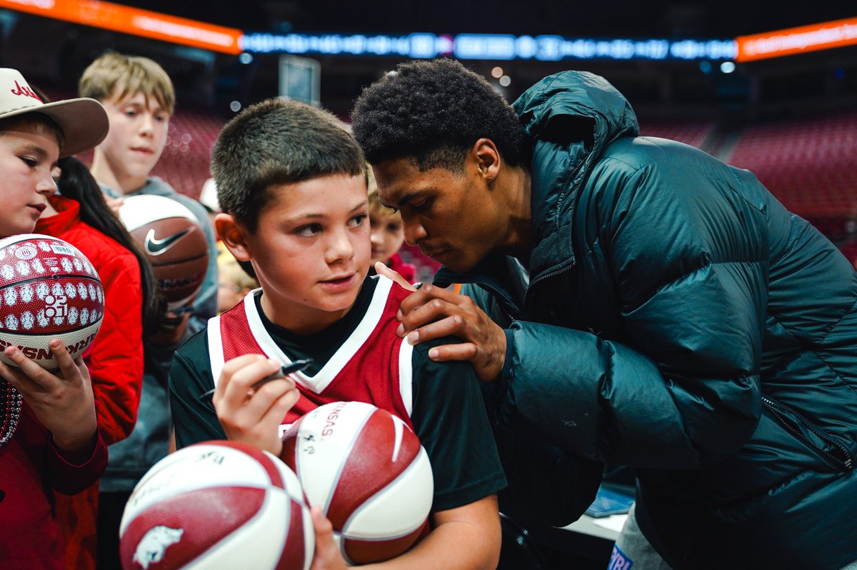 RazorbackMBB's tweet image. Man of the hour