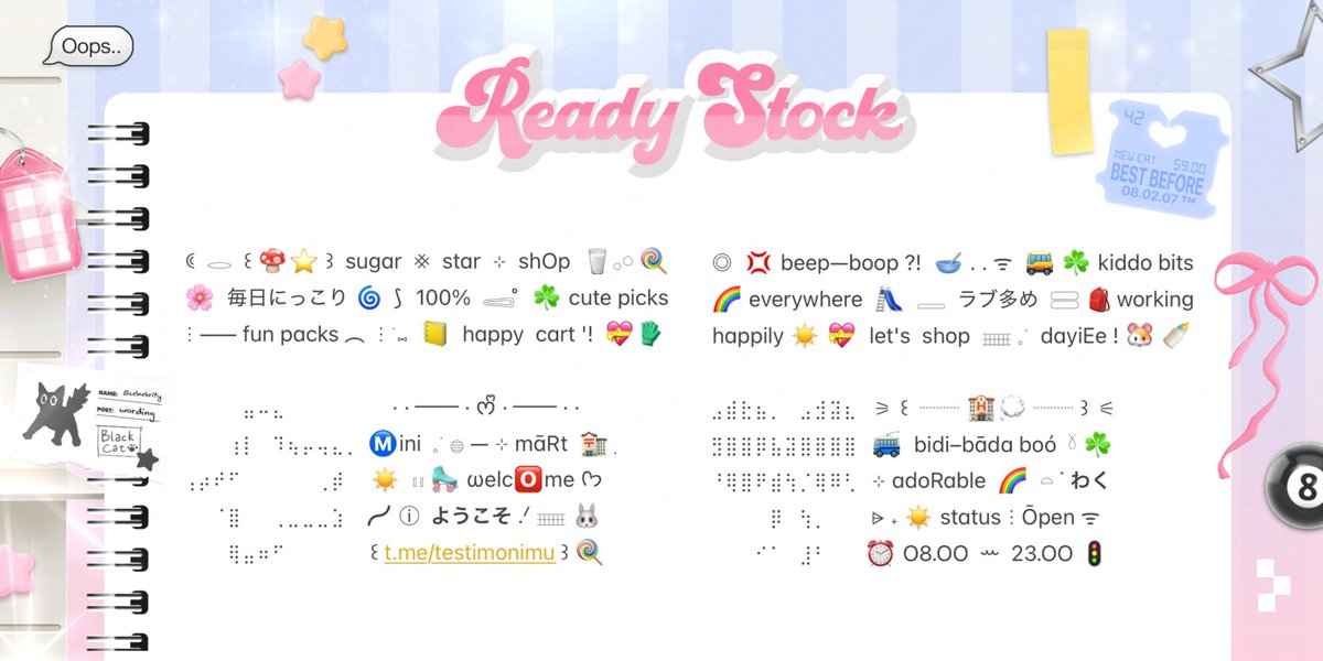celnebrity's tweet image. 🛼⭐️ help repost pls ₊ ׁ ?  thankyou 💝 ^..^ ꒱ 

🎀  sena  bawa  8 WORDING BUNDLING BIO &amp;amp; PINNED  —— 𓏮  siap  dijemput  ᰔ  jangan  lupa  (@)  setelah DM 

👛  IDR 8.5OO  📝⠀

꒰ #zonauang️ #zonajajan #zonaba ꒱
