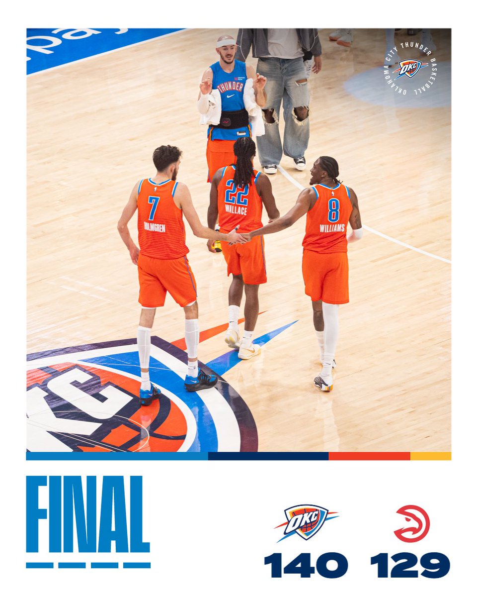 okcthunder's tweet image. Home work: handled ✔️