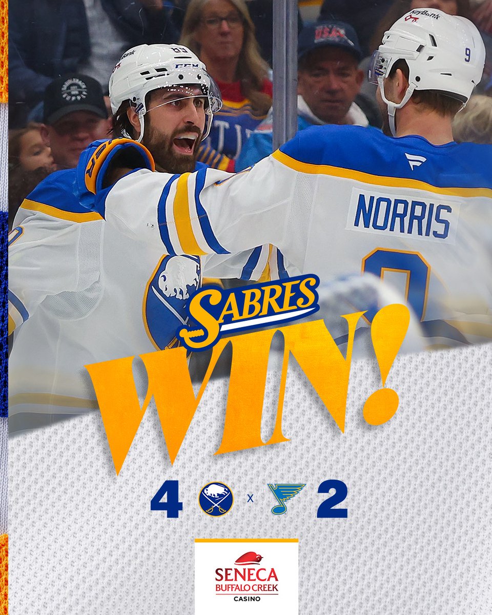 BuffaloSabres's tweet image. SABRES. WIN.
SABRES. WIN.
SABRES. WIN.
SABRES. WIN.
SABRES. WIN.
SABRES. WIN.
SABRES. WIN.
SABRES. WIN.
SABRES. WIN. 

#LetsGoBuffalo | @SenecaBuffalo