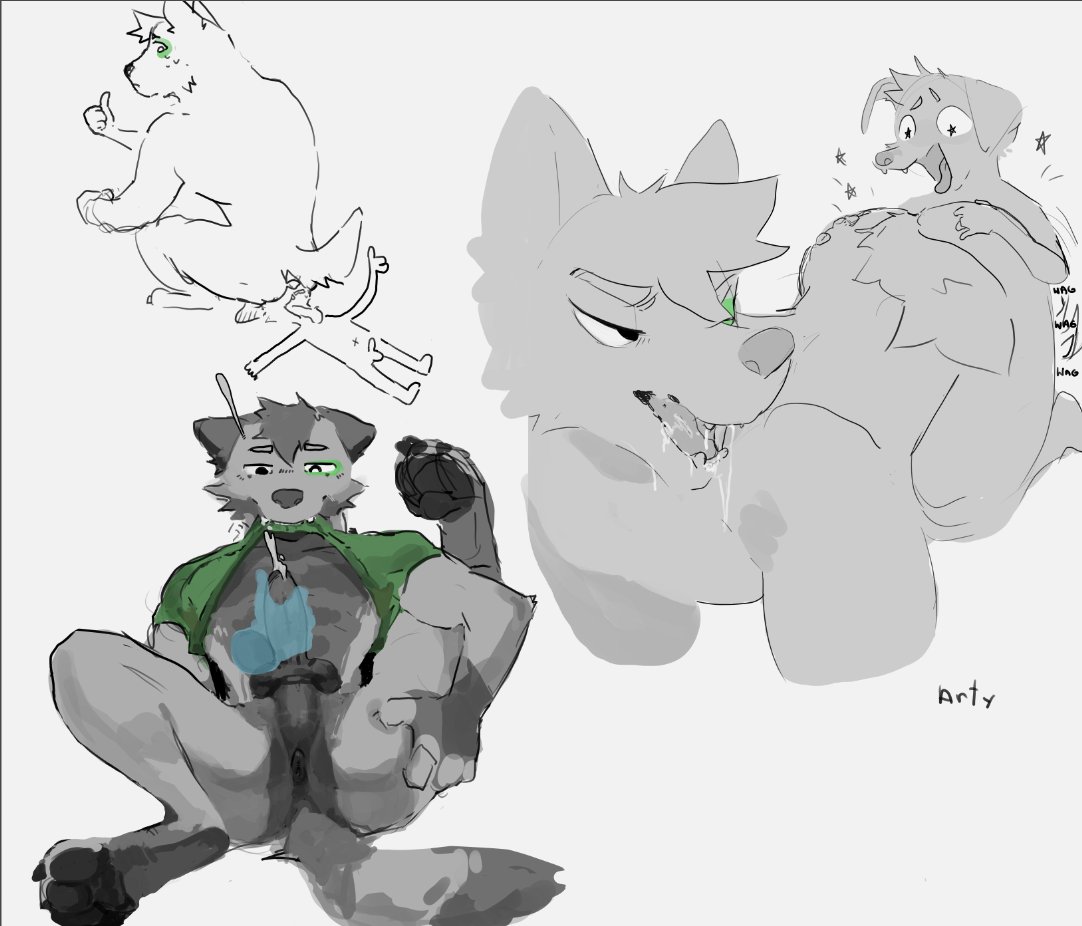 SmolDoggers's tweet image. Big wolp ass @gardenerof23