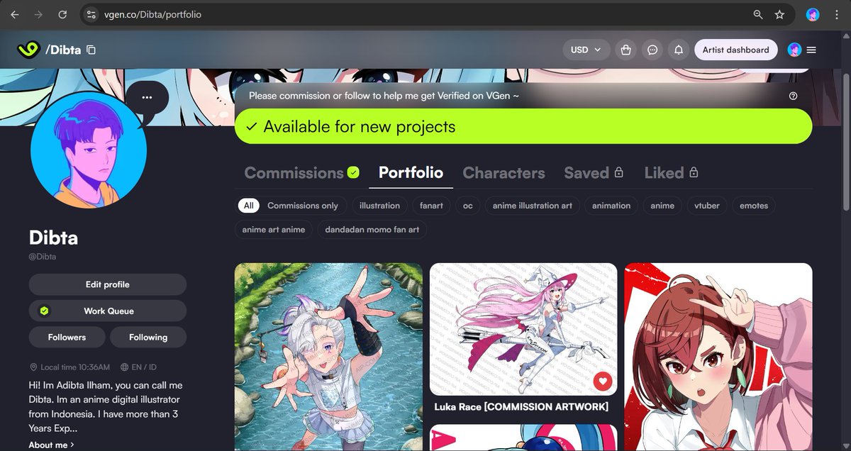 Dibta's Project | Commission CLOSED tweet media