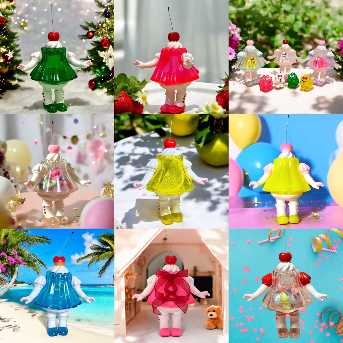 ゼリーちゃん ソフビ 本田みずほ Em zed eych em zed eych 本田みずほ メロン ゼリーちゃん ソフビ 本田みずほ Em