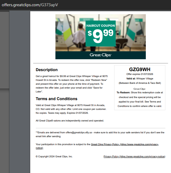 GreatClipsDec26's tweet photo. #GreatClipsCoupons2026 #NewYear2026 #Coupons #HairCare #January2026 #salon #BeautyCare #beautygirl #kids #women #men #Senior #Students #Discounts Great Clips Coupons 9.99 &amp; 10.99 Off January 2026 Printable Online https://t.co/KZVQna22zD