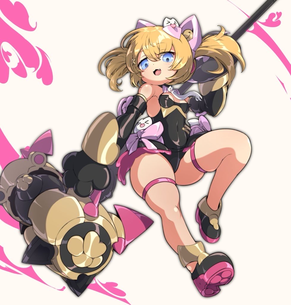 70da_s's tweet image. 黒マオちゃん描いてみました〜